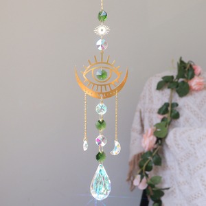 Wholesale Metal Evil <b>Eye</b> Suncatcher Wall Hanging Rainbow Maker Alloy Decoration Sun Catcher - Product Image 4