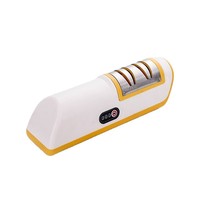 Afilador de Cuchillos Eléctrico Inteligente Multifuncional de Alta Potencia con Control por Botones, Totalmente Automático, para Cocina y Hogar
