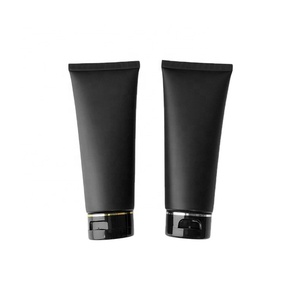 Tube souple noir vide de 100 ml personnalisé en gros pour soins de la peau et masques faciaux pour hôtels et emballages cosmétiques en plastique - Product Image 2