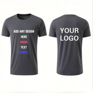 Camiseta de Poliéster de Secado Rápido, Diseño de Logotipo Personalizado, Impresión Personalizada, Absorbe la Humedad, Cómoda, Uniformes Deportivos Casuales - Product Image 5