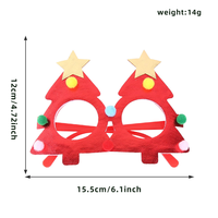 Lunettes de Noël originales HOHOHO, accessoire de déguisement pour réunions de Noël, dîners festifs et tenues assorties