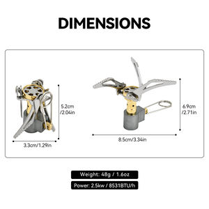 ORANGEGAZ Fabricant chinois populaire Camping en plein air Randonnée Trekking Mini réchaud à <span class=keywords><strong>gaz</strong></span> - Product Image 5