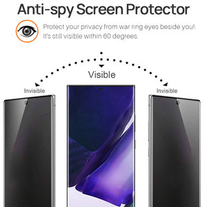 Protector de pantalla para teléfono móvil Samsung, <span class=keywords><strong>cristal</strong></span> templado de cobertura completa 3D para Samsung S10 S20 edge, <span class=keywords><strong>cristal</strong></span> templado antiespía - Product Image 5