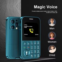 Nouveau modèle V9, petit téléphone portable 2G GSM, 2 cartes SIM, voix magique, MP3/MP4, radio FM, écran 2,01 pouces, téléphone pas cher, original