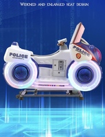 Jeu vidéo simulateur de course pour enfants, type voiture à monter ou machine à bascule motorisée, à monnayeur, avec musique, garantie 1 an pour usage intérieur