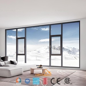 Commercial Aluminum Window and Door System NFRC AS2047 Certified Thermal Break for Offices and Projects - Product Image 1