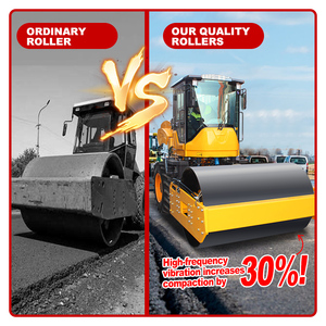 8 tấn DIESEL đường lăn Vibrator con lăn đường để bán mini nhựa đường đường lăn - Product Image 3