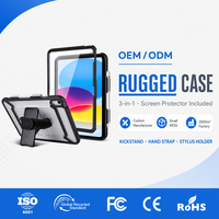 2022 étui de Protection complet antichoc Transparent robuste support de porte-crayon pour iPad 10th Gen robuste tablette couvre les étuis