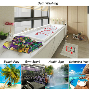 Hot bán lễ hội khăn thăng hoa sợi nhỏ Cát miễn phí bãi biển Khăn với logo tùy chỉnh in - Product Image 6