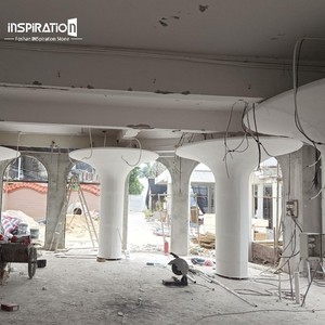 Columnas de Estilo Dorico GRG Hechas a Medida, Simples y Resistentes para la Decoración Interior de Edificios Gubernamentales y Bibliotecas, Poste con Forma Elegante GRG - Product Image 3