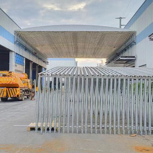 Abri électrique pliable pour entrepôt auxiliaire d'usine, taille personnalisée, acier galvanisé, PVC, anti-poussière, résistant aux intempéries, anti-corrosion, pour <span class=keywords><strong>voiture</strong></span> - Product Image 1