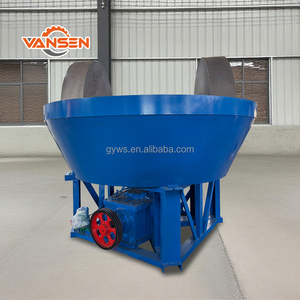 <span class=keywords><strong>เครื่อง</strong></span>บดแบบเปียก Vansen China Wet Pan Mill สำหรับทองคำ รุ่น 1200 แบบลูกกลิ้งคู่ อุปกรณ์ร่อนทอง <span class=keywords><strong>เครื่อง</strong></span>บดทองคำ ราคา<span class=keywords><strong>เครื่อง</strong></span>บด - Product Image 3