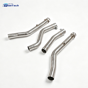 ระบบท่อไอเสียแบบดาวน์ไปป์สมรรถนะสูงสำหรับ Mercedes-Benz ML63 AMG W166 M157 5.5T V8 Biturbo ผลิตจากเหล็ก 304 ติดตั้งได้โดยตรง - Product Image 4
