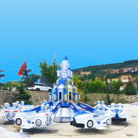 Manèges pour enfants à commande manuelle, manèges rotatifs sécurisés pour parcs d'attractions, équipement extérieur durable pour aires de jeux pour enfants