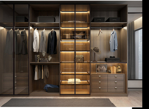 Progetta i moderni sistemi di armadi per guardaroba aperti di lusso walk in closet - Product Image 6