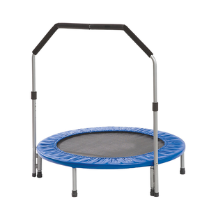 Trampolín de Fitness de primera calidad, minitrampolín de ejercicio, entrenamiento de Cardio, cama de salto plegable de cuarto profesional - Product Image 4