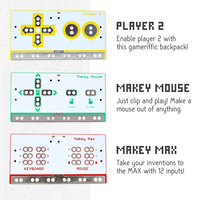 Ensemble de modules de circuit électronique pour enfant Makey Makey Makey sac à dos tige éducation codage apprentissage projet de démarrage passe-temps