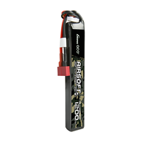 Batterie Lipo rechargeable 1200mAh 3S 11.1V 25C pour pistolet d'airsoft