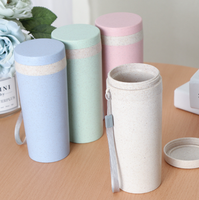 Promotionnel Écologique Publicité Cadeau Tasse Blé Paille Bouteille D'eau Biodégradable