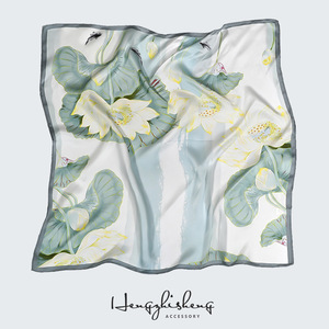 Pañuelo Cuadrado Pequeño <span class=keywords><strong>de</strong></span> Seda <span class=keywords><strong>de</strong></span> Morera 100% Suave <span class=keywords><strong>de</strong></span> 53 cm para Mujer, Cinta para <span class=keywords><strong>el</strong></span> Pelo <span class=keywords><strong>de</strong></span> Primavera Verano, Pañuelo <span class=keywords><strong>de</strong></span> Moda para <span class=keywords><strong>el</strong></span> Cabello y <span class=keywords><strong>el</strong></span> Cuello - Product Image 4