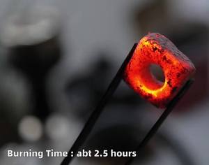 Carbone per Shisha e Narghilè in Bricchette Quadrate di Bambù a Lunga Durata di Combustione - Product Image 4