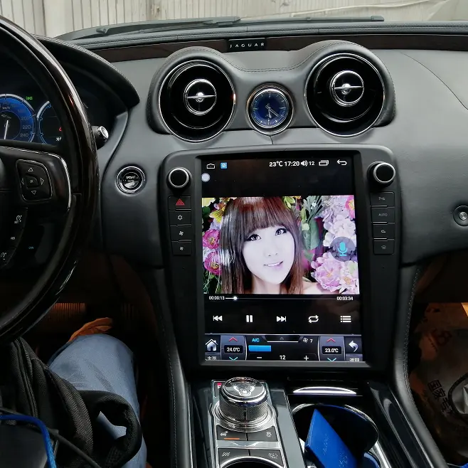 Автомобильный DVD-плеер tesla 128, 6 + 12,1 ГБ, Android 10,0, для Jaguar XJ, XJL, X351, 2010-2019, с системой GPS-навигации