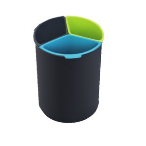 Venta directa de fábrica de botes de basura de acero inoxidable para clasificación y eliminación de residuos, sin tapa, de doble capa, para interiores y hogares. - Product Image 3