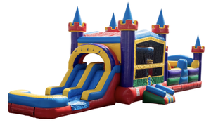 Parcours d'obstacles gonflable commercial de 30 pieds, labyrinthe de neige en PVC robuste pour événements extérieurs et locations de <span class=keywords><strong>jeux</strong></span> - Product Image 2