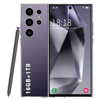 Smartphone Original 5G CDMA S25 Ultra, 16 GB + 1 TB, Doble SIM, CPU de Cuatro Núcleos, 120 Hz, Batería de 7000 mAh, Android 14, 108 MP, Carga Rápida de 65 W