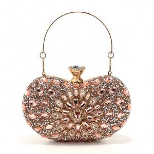 Bolsos de Mano de Diamantes Hechos a Mano para Mujer, Bolso de Cristal con Forma de Animal, Bolso de Noche para Fiesta de Graduación, Bolso Bandolera con Pedrería - Product Image 3