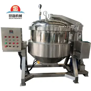 500 liter stainless steel industrial pressure steam cooker for meat