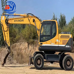Excavadora Usada en Venta, Hyundai 150W-9, Excavadora de Ruedas de 15 Toneladas, Excavadora Mediana de Segunda Mano, Hyundai 150W-7 150W-9 150WVS con CE - Product Image 1