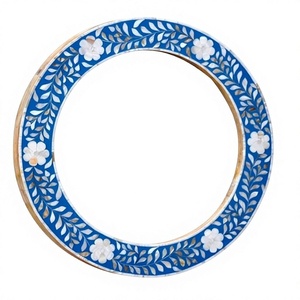 Modern Style Selfie <b>Mirror</b> Wooden Frame Handmade Bone Inlay Eco-Friendly Wall Decorative No Electricity Required Reasonable BS - Product Image 3