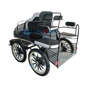 Venta a Precio de Fábrica, Mini Carroza de Lujo Negra para Maratón, Hermosa Carroza para Caballos - Product Image 5