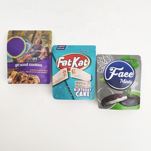 Biểu Tượng Tùy Chỉnh Có Thể Đóng Lại Zip Khóa Puffs Chips Brownies Đồ Ăn Nhẹ Thực Phẩm Mùi Proof Bao Bì Ăn Được Mylar Túi - Product Image 6