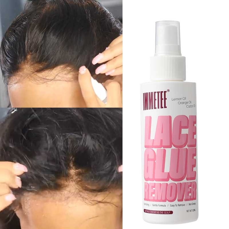 Dissolvant de colle pour perruque rose