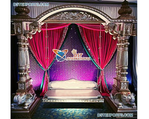 Adorable columpio Mehndi para decoración de escenario elegante función Mehndi Columpio de escenario nuevo diseño musulmán boda columpio Reino Unido - Product Image 4