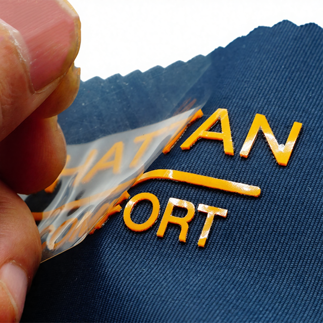 Custom Iron on Patches 3D Silicone Label Heat Transfer Label Hot Stamping Garment Labels Embossed DTF Transfer Logo for Clothing