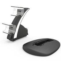 HBP-253 double contrôleur chargeur support pour Sony PS5 manette de jeu manette sans fil chargeur Dock berceau refroidissement ventilateur support accessoires