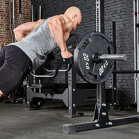 ZHOYA Commercial Gym Banc Power Rack Attachement Réglable Bulldog Poitrine Pris En Charge Rangée Pad Multi-Ang Squat Rack Caractéristique De Sécurité