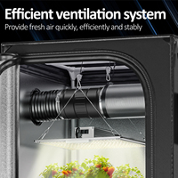 Ventilateur de gaine électrique en plastique EC de 6 pouces avec contrôleur intelligent par application, faible bruit, économie d'énergie, roulement à billes, pour tentes de culture et hydroponie