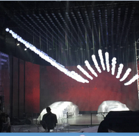 Orbisfly Factory Sales Kinetic Lifting Sphere DMX Winch Hoist Wedding Auto Show Decoration Bar Concert Lights