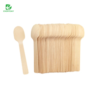 Couverts jetables en bois de qualité supérieure, cuillères simples, couteaux en bois biodégradables personnalisables, vaisselle de voyage, cadeaux promotionnels