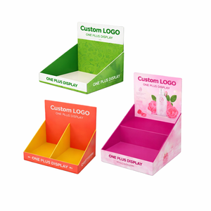 Expositor de Sobremesa Plegable de Papel Personalizado para Cosméticos, para Promoción de Lápiz Labial y Esmalte de <span class=keywords><strong>Uñas</strong></span> en Supermercados - Product Image 1