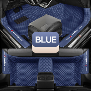 Fabricant professionnel de tapis de sol de voiture de haute qualité en cuir de style moquette à points diamants de 5 mm d'épaisseur, ensemble complet de 4 pièces pour Chery - Product Image 5