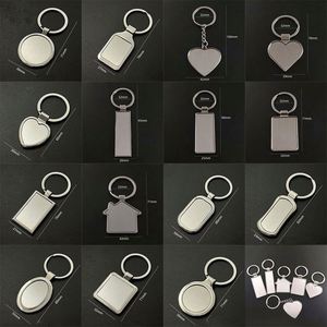<b>Custom</b> Logo Keyring Keychain Sublimation <b>Key</b> Chain <b>Ring</b> Metal Blank Keychain Zinc Alloy Free Customized Promotional Gifts - Product Image 4