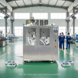 Machine de remplissage et de scellage entièrement automatique pour dosettes de lessive liquide, avec contrôle PLC, pour l'emballage de sacs, facile à utiliser - Product Image 2