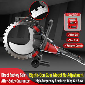single-piece <b>stone</b> <b>cutting</b>, ring saw for concrete wall <b>cutting</b>, water and electricity slotting <b>machine</b> for door and window insta - Product Image 3