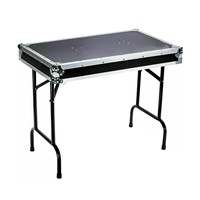 Table de DJ universelle 50 pouces (1290 mm) pliable avec finition Flight Case Ata