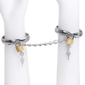 Manette Sexy in Acciaio Inox Yamamoto, Attrezzatura per Bondage, Strumenti di Punizione, Giocattoli Sessuali <span class=keywords><strong>BDSM</strong></span> Unisex - Product Image 1